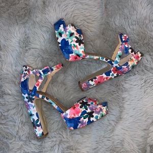Floral heels